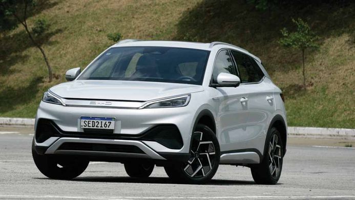 Электромобиль BYD Yuan Plus Champion TOP White (В дороге)
