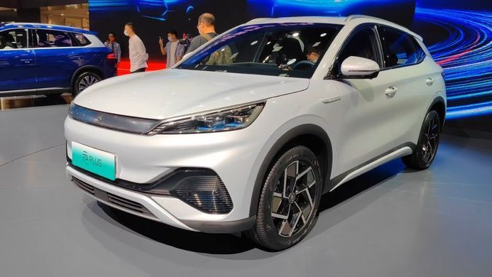 Электромобиль BYD Yuan Plus Champion TOP White (В дороге)