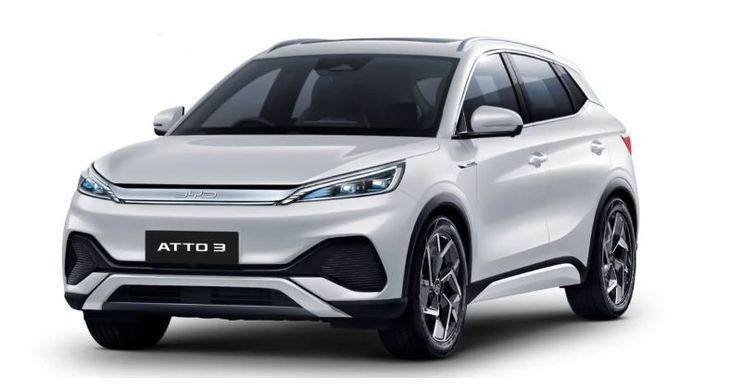 Электромобиль BYD Yuan Plus Champion TOP White (В дороге)